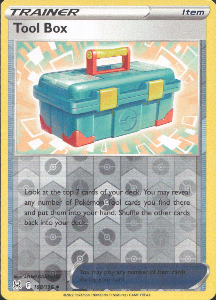 Tool Box Reverse Holo Uncommon SWSH11: Lost Origin 168/196 NM