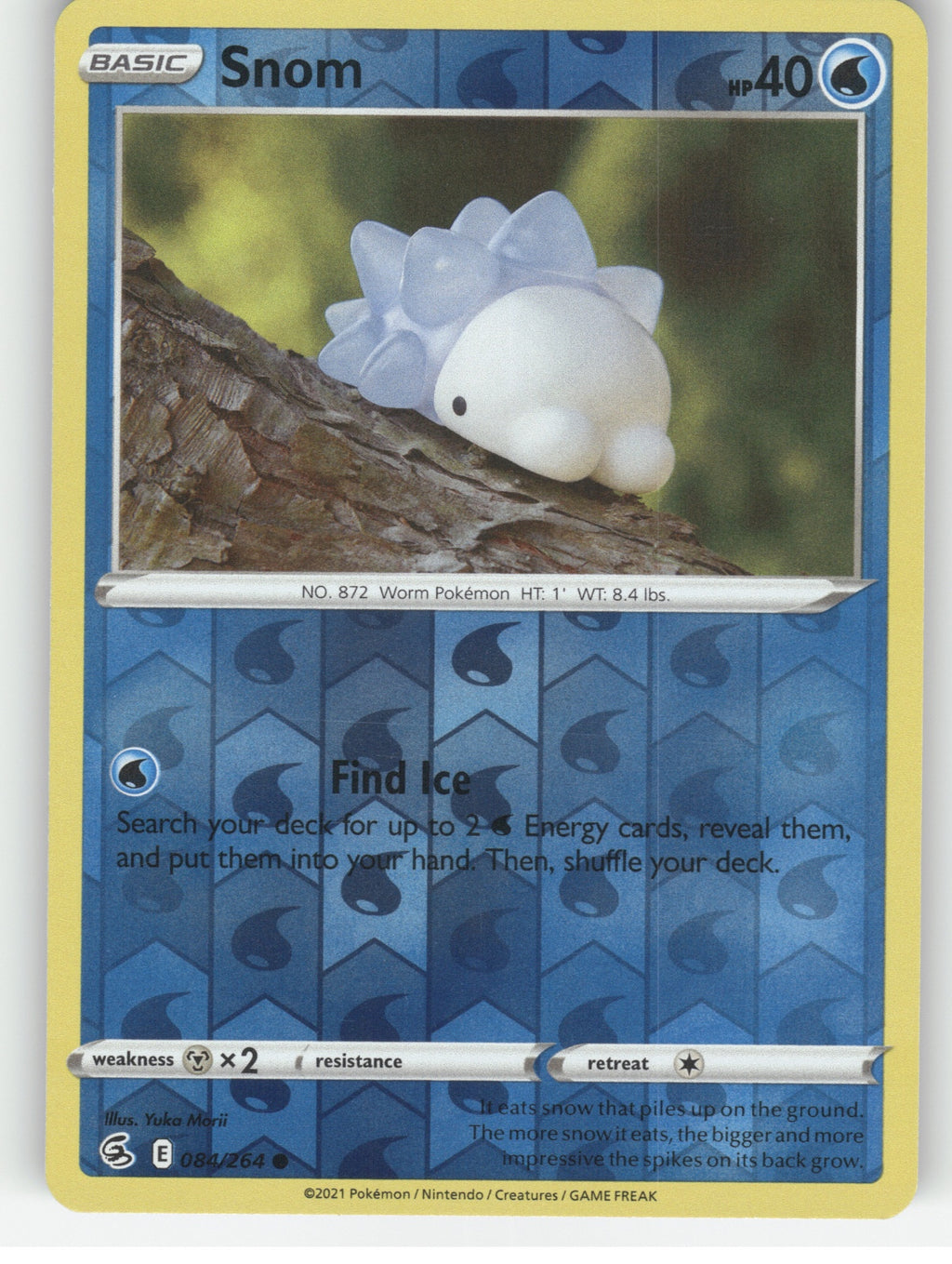 Snom Reverse Holo Common SWSH08: Fusion Strike 084/264 NM