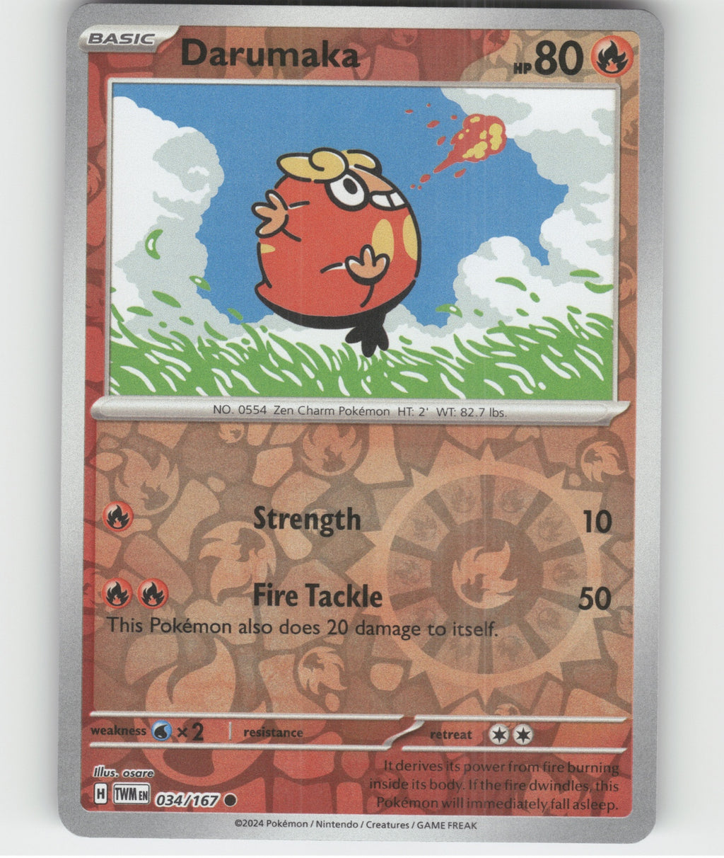 Darumaka Common SV06: Twilight Masquerade 034/167 NM