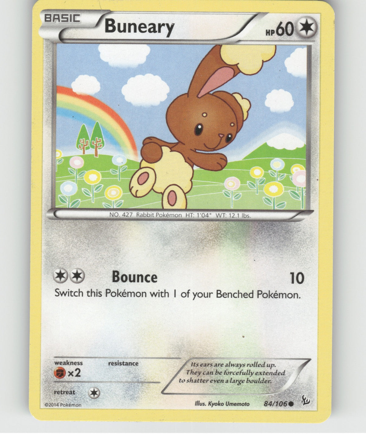 Buneary Common XY - Flashfire 84/106 NM