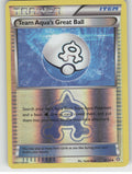 Team Aqua's Great Ball Reverse Holo Uncommon Double Crisis 27/34 LP