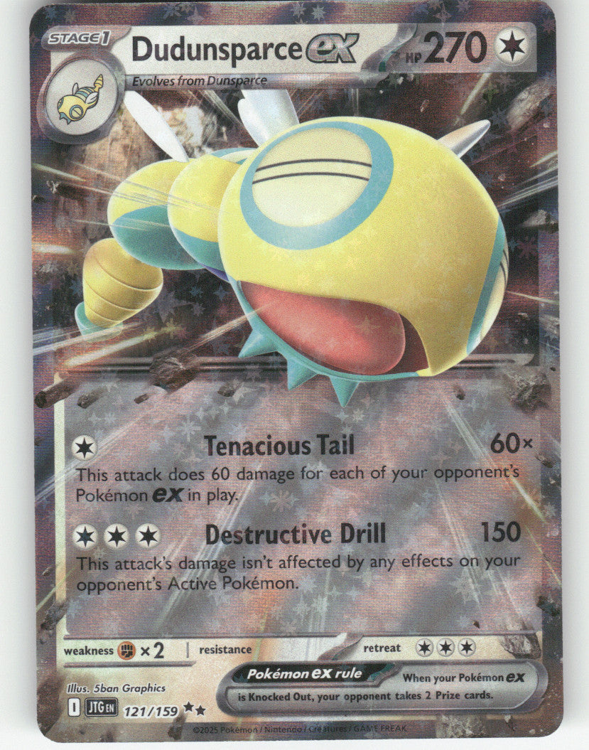 Dudunsparce ex Holo Double Rare SV09: Journey Together 121/159 NM