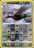 Unfezant Reverse Holo Uncommon Pokemon GO 063/078 NM