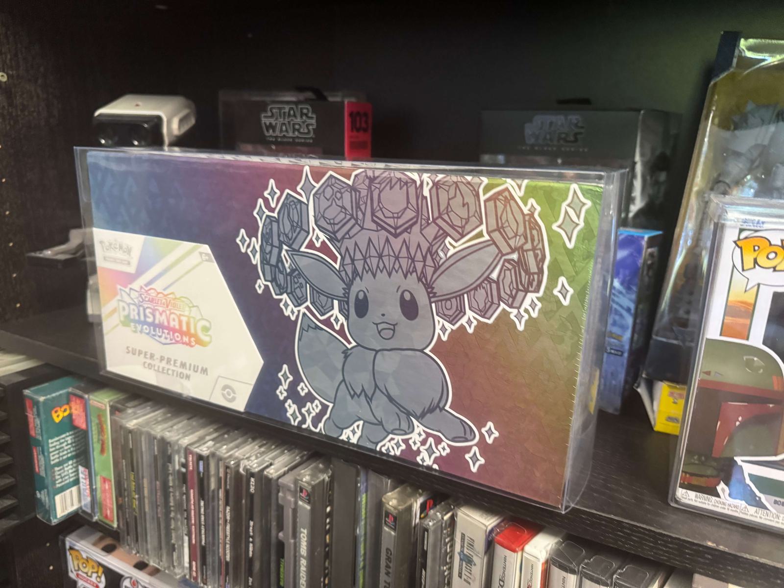 EVORETRO PET Protector for Pokémon Prismatic Evolutions Super Premium Collection – 2-Pack
