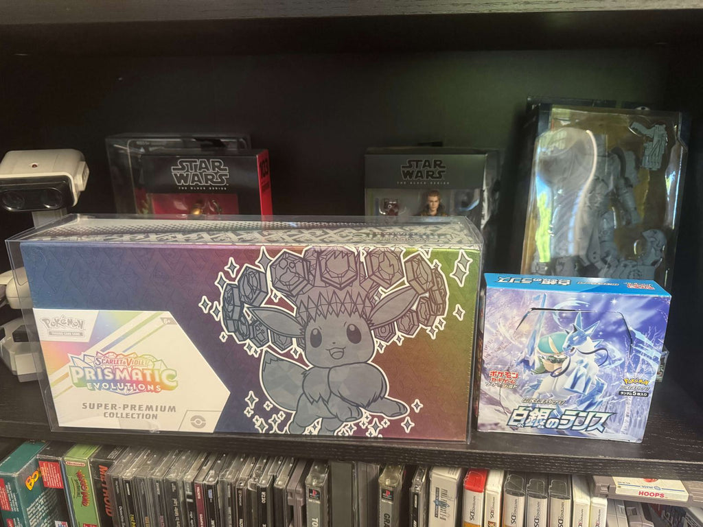 EVORETRO PET Protector for Pokémon Prismatic Evolutions Super Premium Collection – 2-Pack
