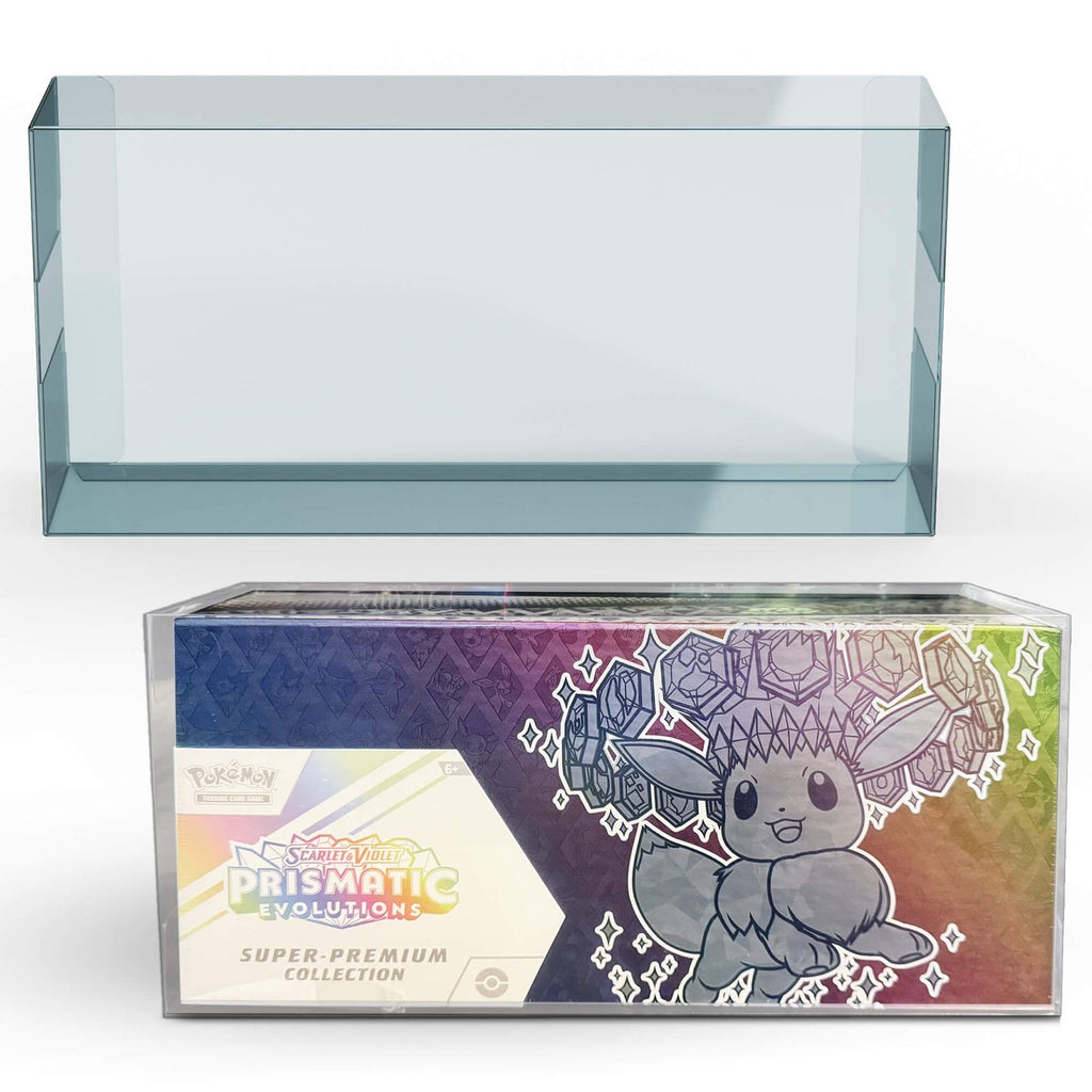 EVORETRO PET Protector for Pokémon Prismatic Evolutions Super Premium Collection – 2-Pack