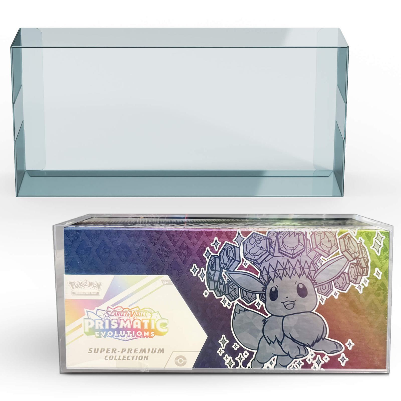 EVORETRO PET Protector for Pokémon Prismatic Evolutions Super Premium Collection – 2-Pack