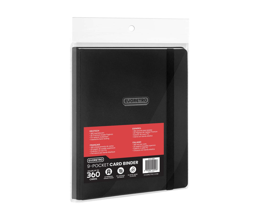 EVORETRO Regular Card Binder 9 pocket with Elastic