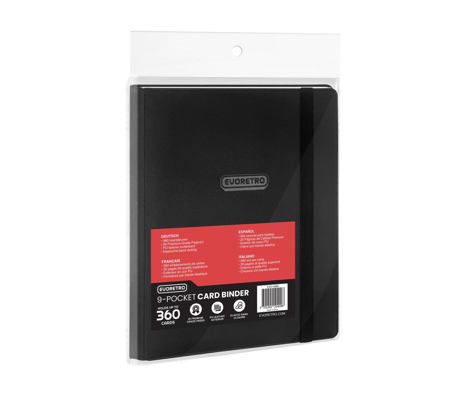 EVORETRO Regular Card Binder 9 pocket with Elastic