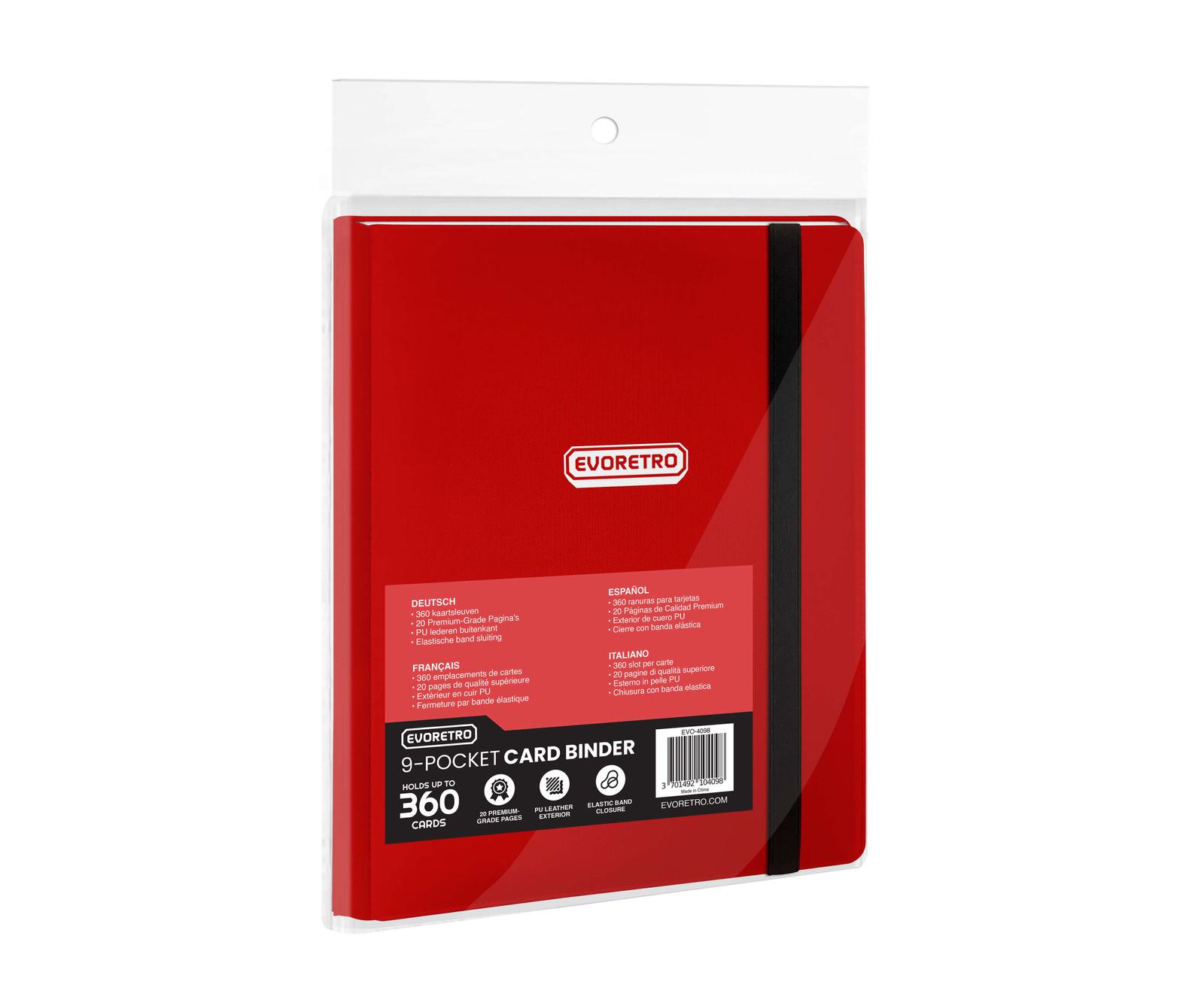 EVORETRO Regular Card Binder 9 pocket with Elastic