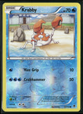 Krabby Reverse Holo Common XY - Phantom Forces 13/119 NM