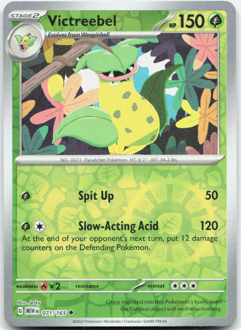 Victreebel Reverse Holo Uncommon SV: Scarlet & Violet 151 071/165 NM