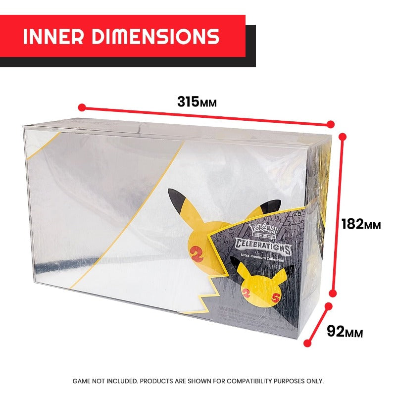 Pokemon Celebrations Ultra Premium Booster Collection Box EVORETRO PET Protector 0.45MM - Pack of 1